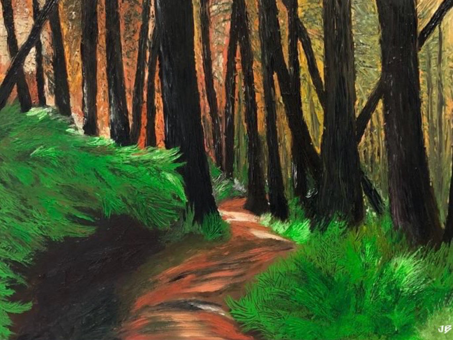 Canvas Print (Walk In The Woods) 30x40cm